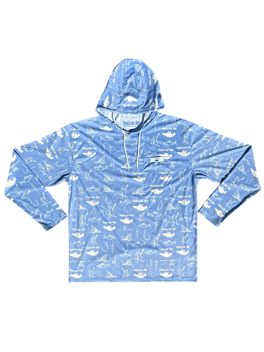 ‘Anglers Drift’ Hooded Longsleeve